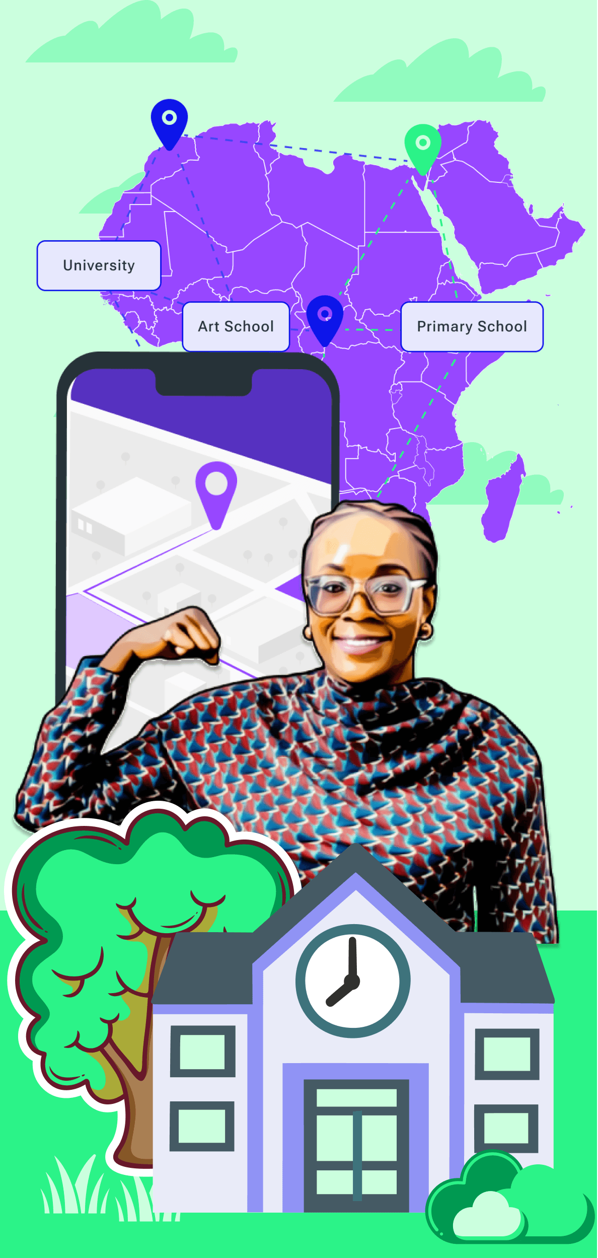 🏫 Put your school on the map.