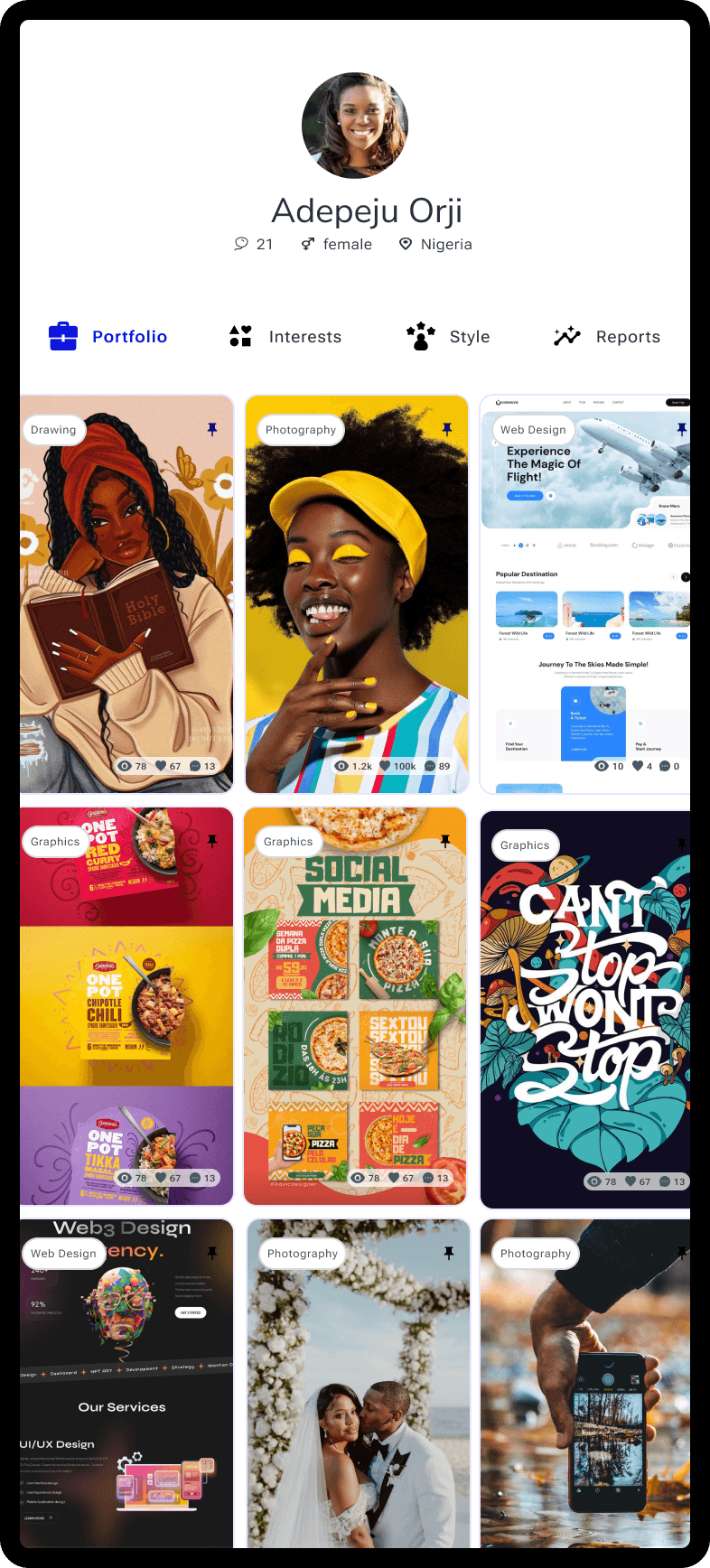 Showcase Your Works